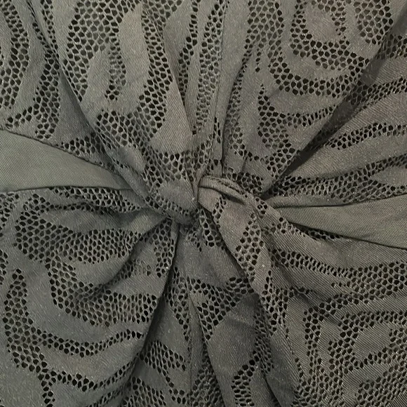 Armani exchange little black dress! Flattering and chic! Size 6 - Picture 2 of 8